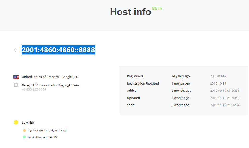 glasswire suspicious host connection